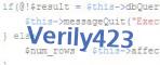 verification code